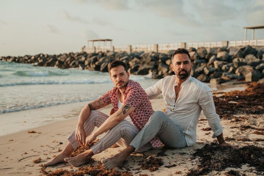 Miami Beach Professional Photoshoot - South Pointe Park Backdrops: Pier, Lifeguard House, and Palm Trees