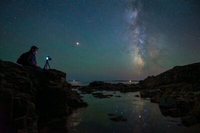 Milky Way Photography Workshop in Acadia National Park - Jordan Pond and the early lesson: planning first, shooting second