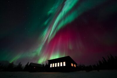 Mountaintop 360° Best Alaskan Cabin with Photography @Aurora Camp - The 10-Acre Yard and 360° Viewing Advantage