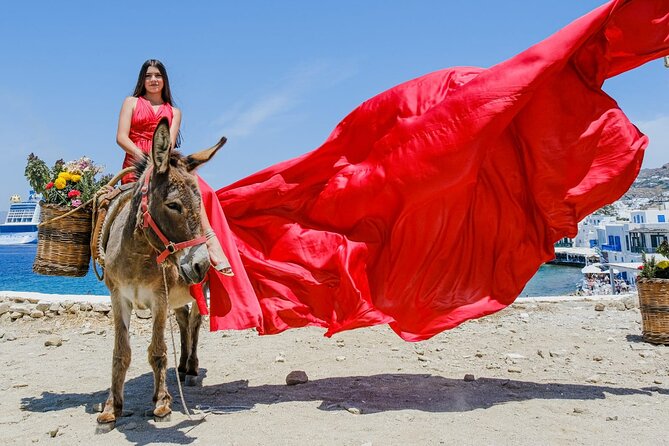 Mykonos Flying Dress Photoshoot - The Photo Session Itself: How the Photographer Keeps You From Feeling Awkward