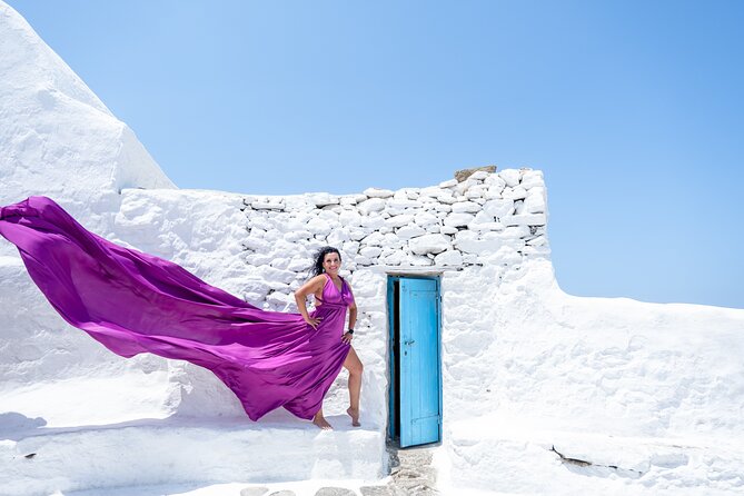 Mykonos Flying Dress Photoshoot - Price and Value at $299.29 per Person