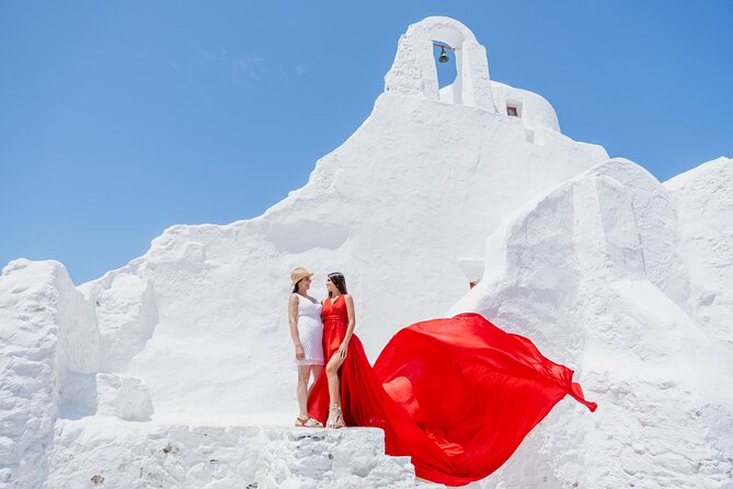 Mykonos Flying Dress Photoshoot - Timing Tips: When to Book for Better Light and Easier Start