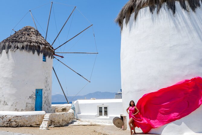 Mykonos Flying Dress Photoshoot - Mykonos Flying Dress: Provider, Language, and What’s Included in the Experience