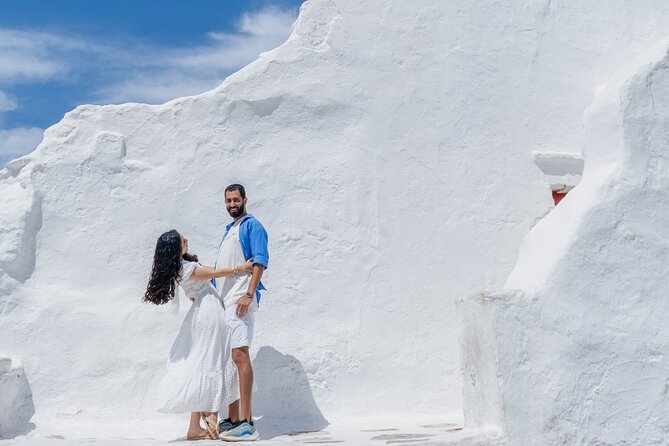 Mykonos Private Photoshoot - Meet Joanna energy: friendly guidance that keeps you feeling natural