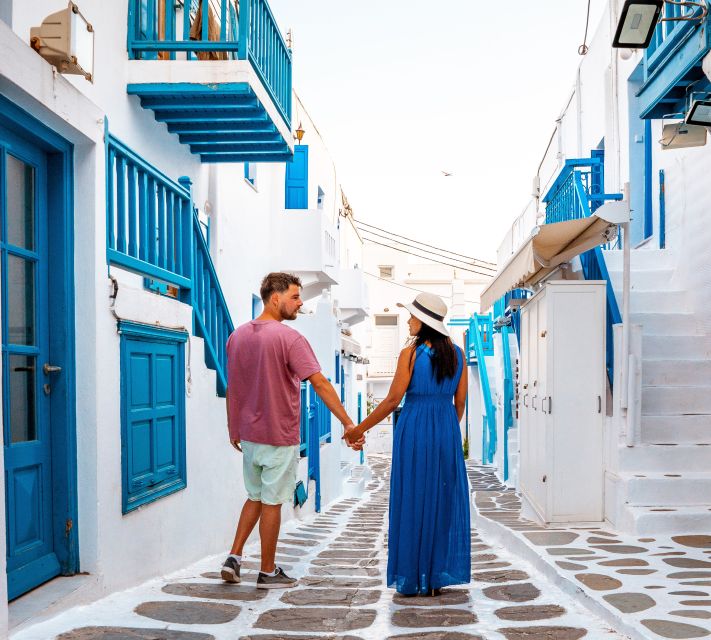 Mykonos: Private Photoshoot at Alefkandra - Solo portraits and group shots: how “private up to 8” helps you