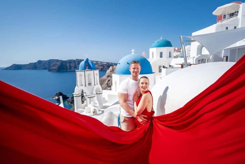 Oia: Santorini Photoshoot with Flying Dress Rental Option - Key highlights you’ll actually care about