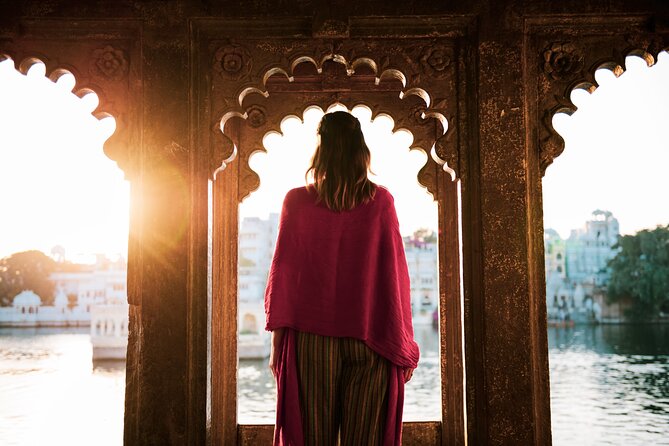 Old City Street Photography E-bike Tour - Gangaur Ghat: gates, stained glass, and a 16th-century feeling
