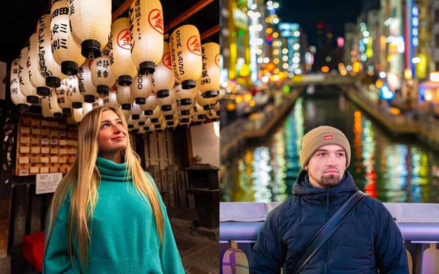 Osaka: Private Vibrant Nighttime Photoshoot (Dotonbori) - Hozenji Yokocho: Lantern-Lit Alleys for Contrast