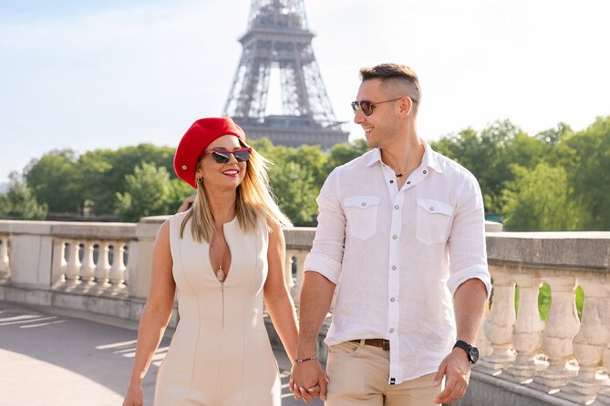 Paris: Eiffel Tower or Louvre Photoshoot - Best Spots - Bir-Hakeim Bridge: Eiffel Tower Photos That Look Effortless