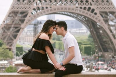 Paris Eiffel Tower Photoshoot Professional Photographer Private - Stop 2: Trocadéro Viewpoints for Classic Geometry and Easy Smiles