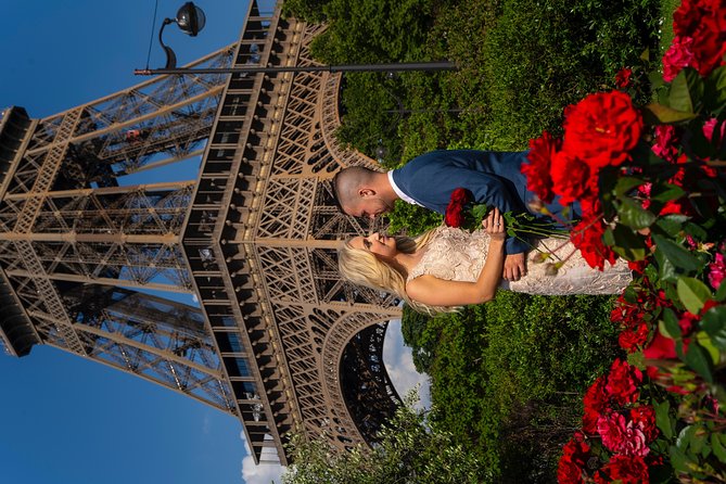 Paris Eiffel Tower Wedding Vows Renewal Ceremony with Photo Shoot - Price and Value: $507.94 for Up to 6 Isn’t Just About the Eiffel View
