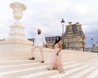 Paris: Louvre photoshoot or Seine bridges Eiffel Tower walk - A Real Photographer’s Job: Poses, Lighting, and Paris Fix-It Tips