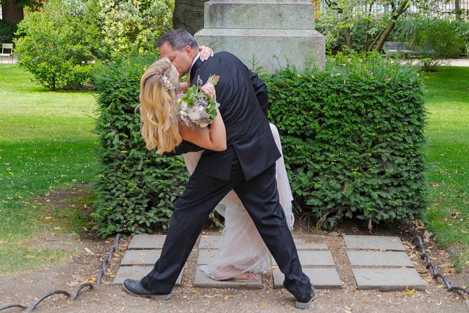 Paris Luxembourg Garden Wedding Vows Renewal Ceremony with Photo Shoot - Getting ready in Paris: clothing, shoes, and no makeup help
