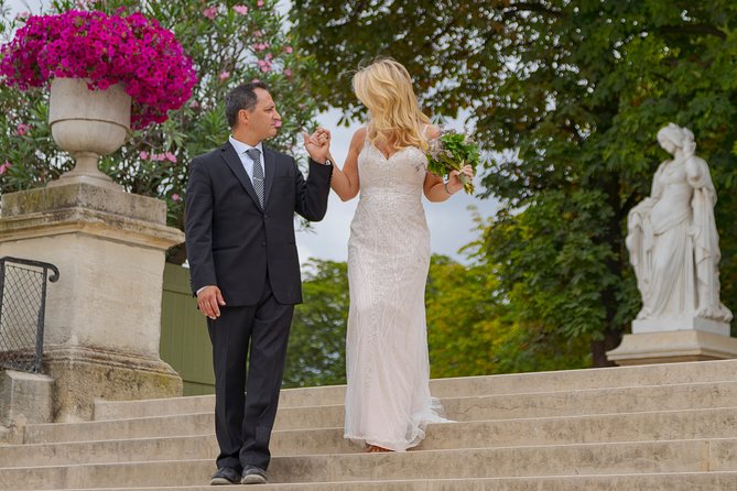 Paris Luxembourg Garden Wedding Vows Renewal Ceremony with Photo Shoot - Practical logistics: meeting point, transit, and flexible start times