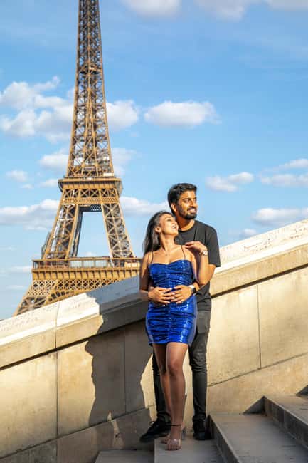Paris: Photoshoot Around Eiffel Tower with 55 Edited Photos - Secret spots near the Eiffel Tower (without the scavenger hunt)