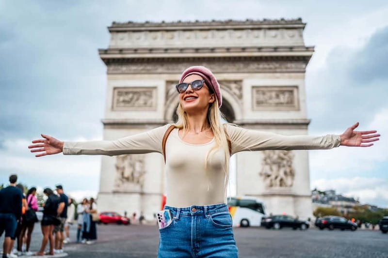 Paris: Photoshoot at The Big Three - Arc de Triomphe: Getting Dramatic Frames Without the Chaos