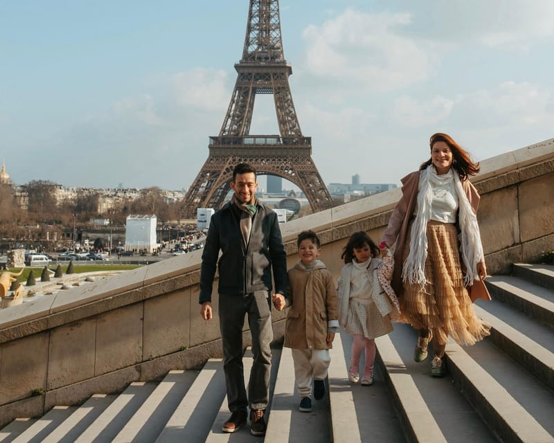 Paris: Photoshoot at the Eiffel Tower / Arc de Triomphe - Eiffel Tower Posing: Classic Lines, Personal Angles, No Guesswork