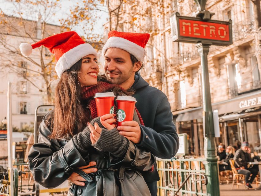 Paris: Private Christmas Photoshoot with Props - Eiffel Tower Photos: Posing Tips and the Best Spot
