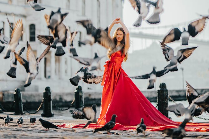 Photographer in Istanbul - Ortaköy by the Bosphorus: lights, pigeons, and parking
