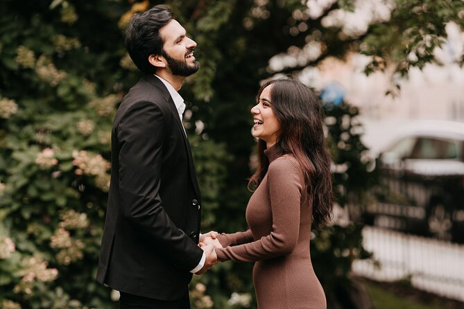 Photographer in Prague - Couple, engagement & portrait photoshoot - The photographer team: Aman in Prague, plus a friendly handoff
