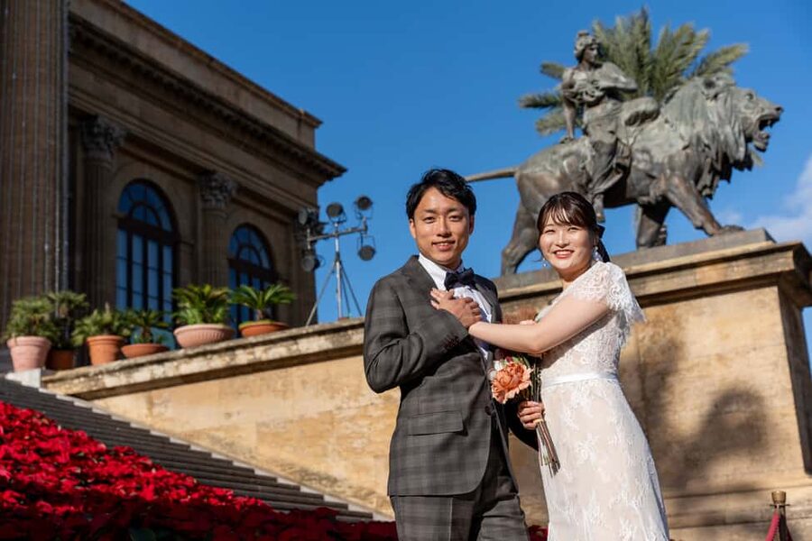 PHOTOSHOOT IN PALERMO - Teatro Massimo: 15 minutes of big Palermo energy