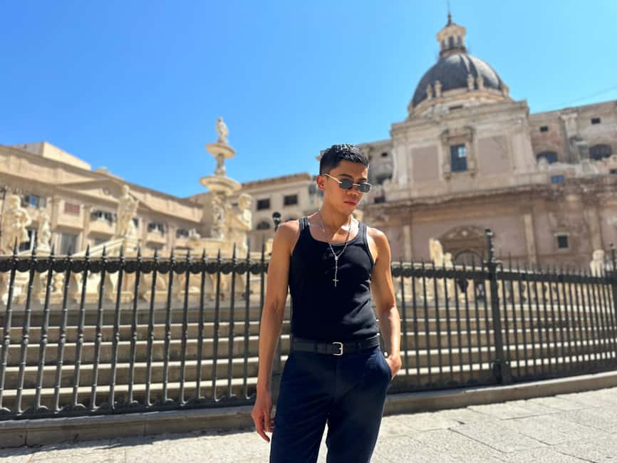 PHOTOSHOOT IN PALERMO - La Cala finish at Porto Palermo: end with a coastal feel