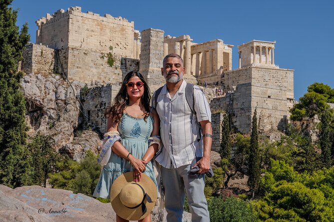 Photoshoot Love Story in Athens - Colorful Doors, Historic Corners, and the Joy of Small Details