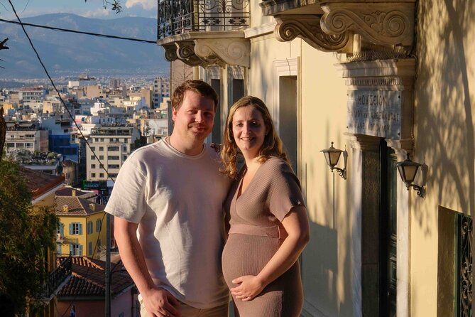 Photoshoot Love Story in Athens - Finding the High View: That Mountain Look Over Athens