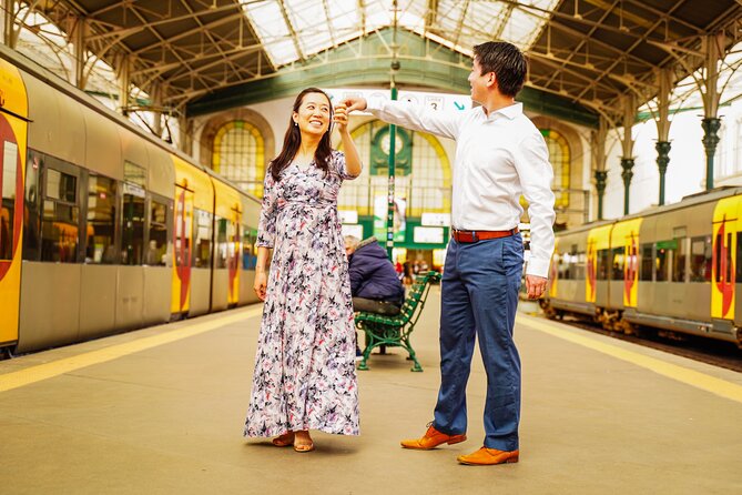 Photoshoot Unforgettable in Porto - Couple or Single - São Bento Railway Station Stop: Classic Porto With a Photo-Friendly Setup