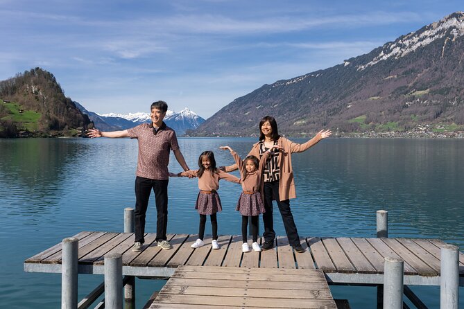 Phototour Photoshoot at the Lake Brienz, Iseltwald, Interlaken - Weather reality: rain doesn’t automatically ruin your shoot