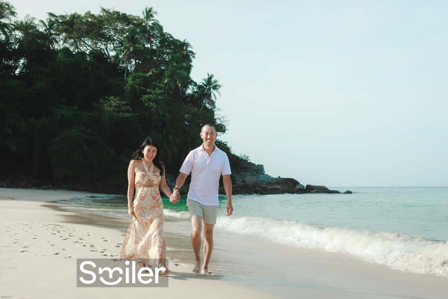 Phuket: couple photoshoot at Surin Beach - Meeting Your Photographer at Surin Beach (And What to Do First)