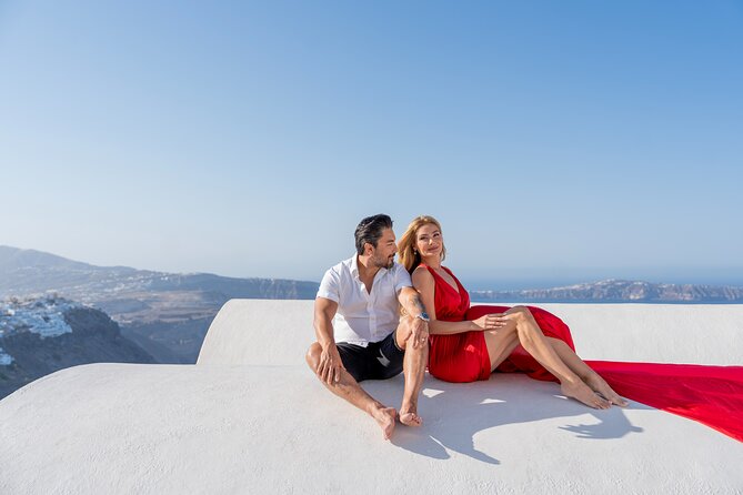 Premium Flying Dress Photoshoot Santorini with Pick up&Drop off - Smart Packing Tips for a 90-Minute Session