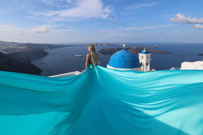 Private Express Flying Dress Photoshoot in Santorini – 30 Minutes - Timing and Weather: Morning Sessions and a Quick Reality Check