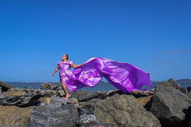 Private Flying Dress Photography Experience with Rental Included - Old Town Eureka: starting with charm and easy photo footing