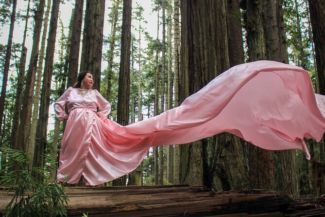 Private Flying Dress Photography Experience with Rental Included - Redwoods at Sequoia Park: getting that tall-tree magic without the long hike plan