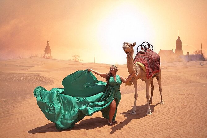 Private Flying Dress Photography in Dubai with Private Transfers - What you’re really buying with a Dubai flying dress photoshoot