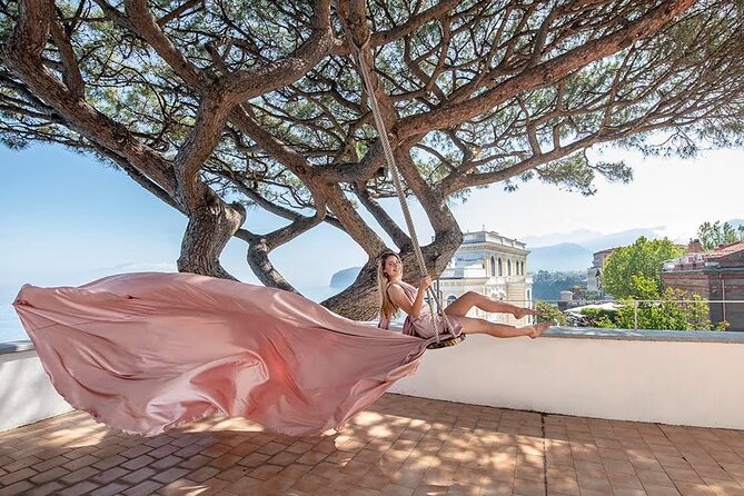 Private Flying Dress Photoshoot in Sorrento - Choosing Your 12 Dress Colors (and what that means for your photos)