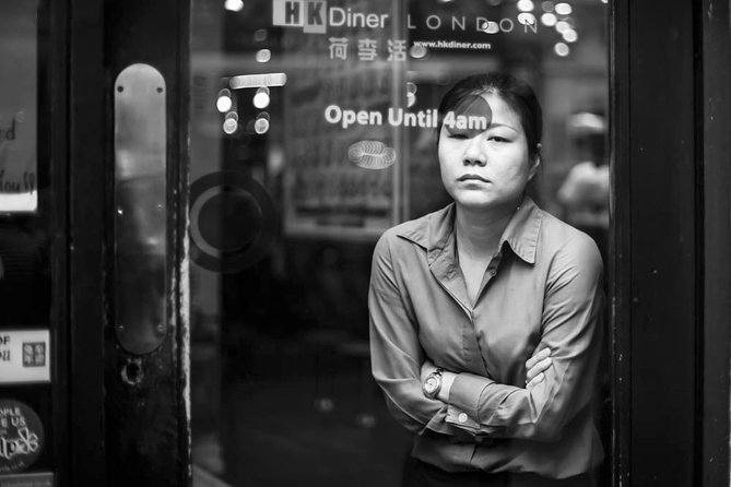 Private London Street Photography Workshop - Stop 4: Piccadilly Circus—fast subjects, tough composition, big payoff