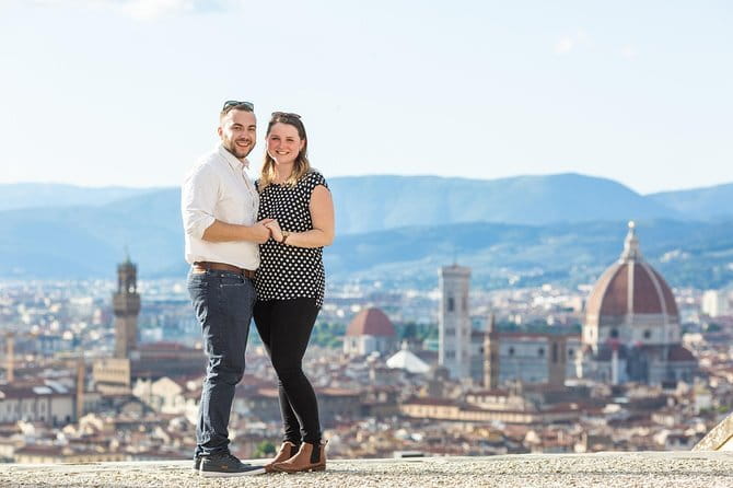 Private Photographer in Florence - Piazzale Michelangelo for skyline views and “Florence at a glance”