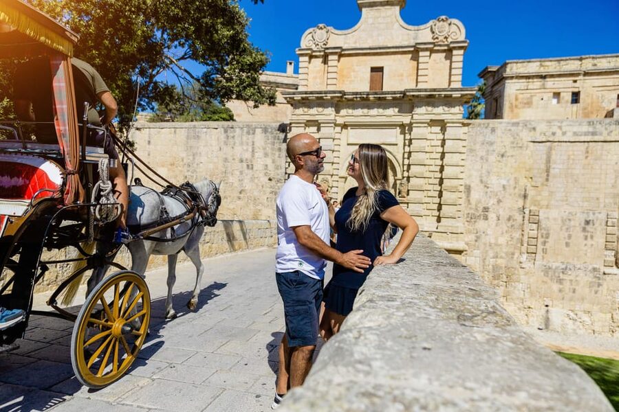 Private Photoshoot in Malta - Choosing Mdina, Golden Bay, Riviera Bay, or Sliema