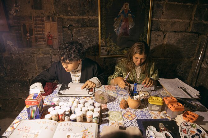Private Professional Armenian Costume Photo Shoot - Trchnagir: Painting a Bird-Shape Armenian Letter You Can Take Home