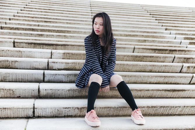 Private Romantic Urban & Street Photoshoot - Stop 3: Mahnmal St. Nikolai for a quieter, meaningful portrait backdrop