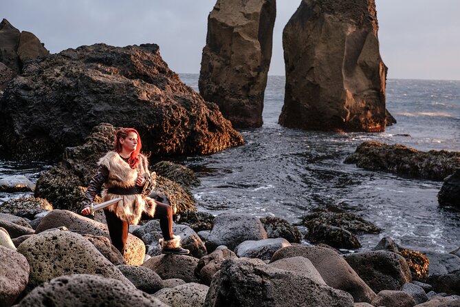 Private Secret Spots of Iceland Full day Tour with Photography by Luke - Stop 1: Valahnukamol cliffs and a rough-stone shoreline