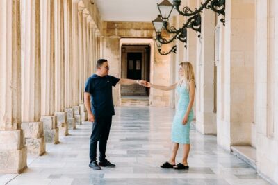 Private Vacation Photoshoot with Photographer in Corfu - Working with Eleftheria-style guidance (and feeling comfortable)
