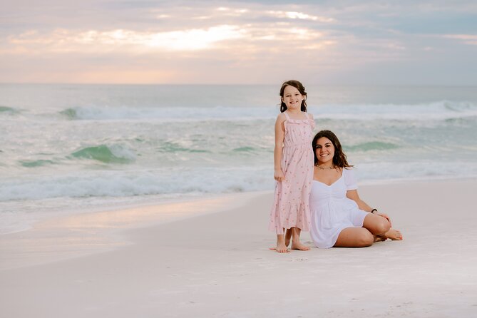 Private Vacation Photoshoot with Photographer in Destin - Posing that feels human (especially for families and baby-moon shoots)