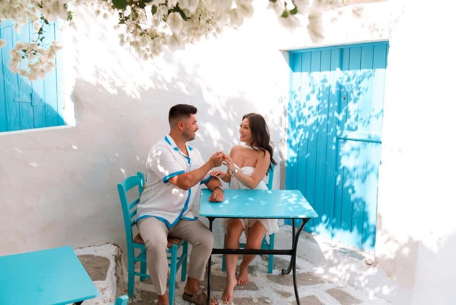 Private Vacation Photoshoot with Photographer in Paros - How the Photographer Keeps It Relaxed and Natural