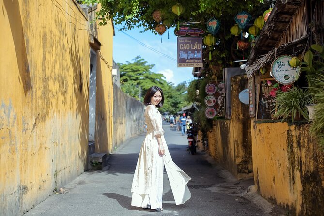 Professional Photography Tour Optional Ao Dai Dress in Hoi An - Ao Dai dress option: how to make your outfit part of the story
