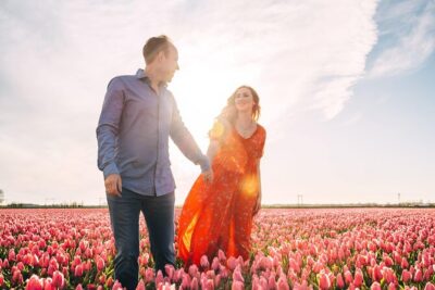 Professional Photoshoot at Private Tulip Field - Meet Arielle Frioza Photography and how the session works