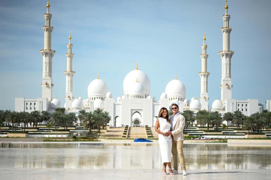 Professional Photoshoot at Sheikh Zayed Mosque - Inside the Mosque: When Posing Gets Practical