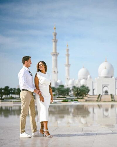 Professional Photoshoot at Sheikh Zayed Mosque - Exterior Shots: Be Ready for Sun, Squint, and Quick Adjustments